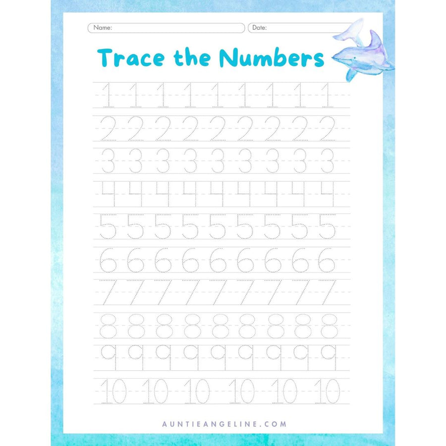 Drawing Numbers 1-10