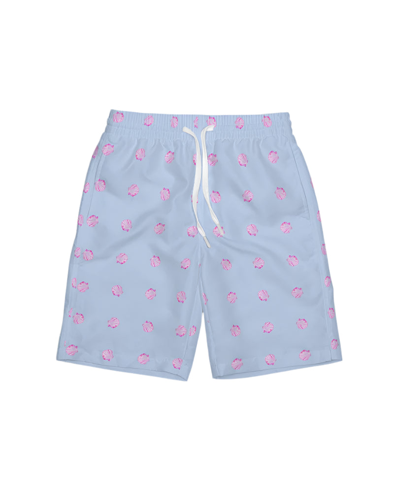 Boys Blue Shell Swim Trunks - AKŌYA
