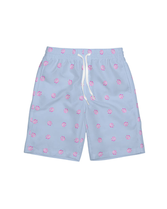Boys Blue Shell Swim Trunks - AKŌYA