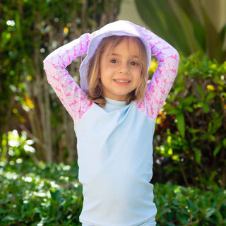 Big Shell Kids Rash Guard