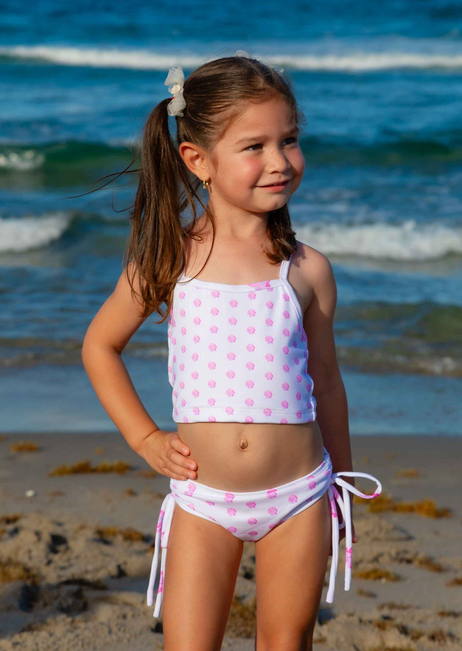 Girls Small Shell Tankini Size 2T-16