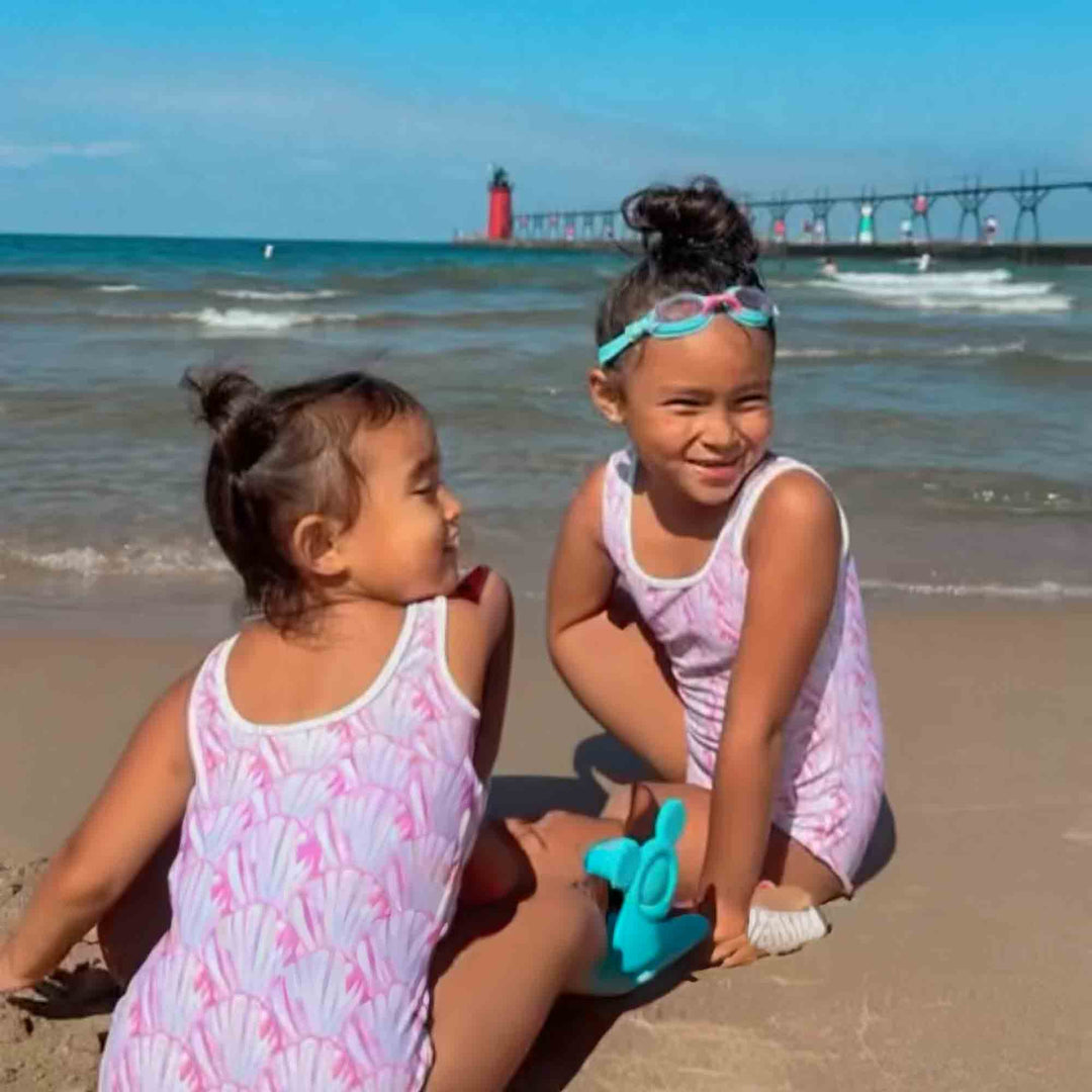 Kids Big Shell Swimsuit - AKŌYA