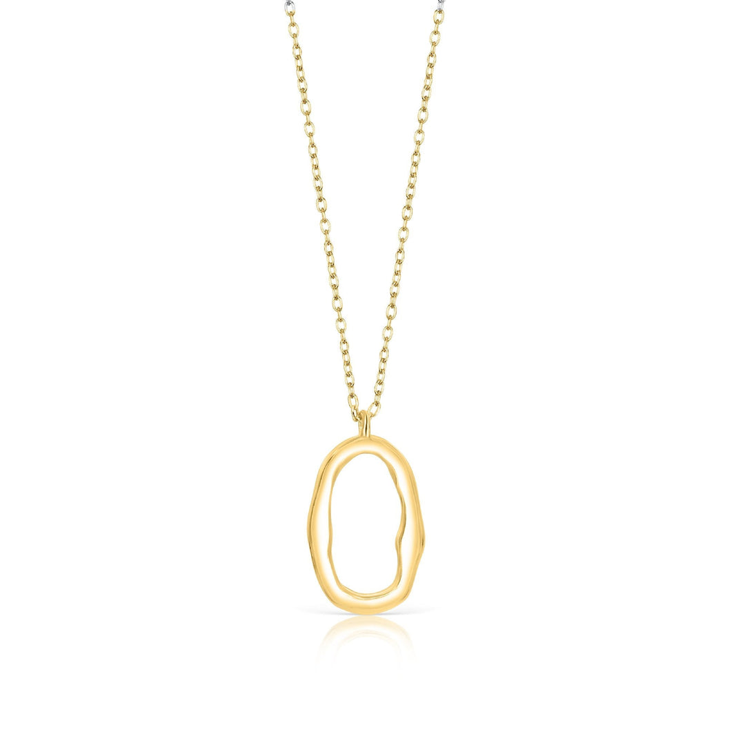 MOLTEN CIRCLE PENDANT NECKLACE - Scada Australia