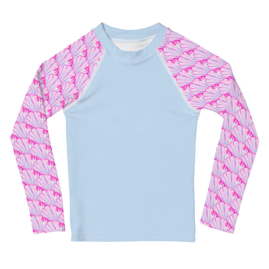 Big Shell Kids Rash Guard - AKŌYA