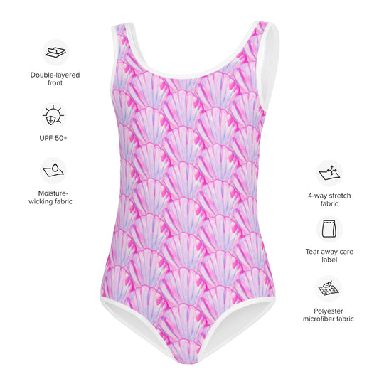 Kids Big Shell Swimsuit - AKŌYA