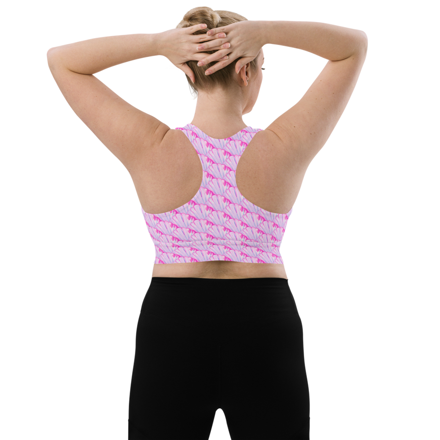 Big Shell Longline Sports Bra