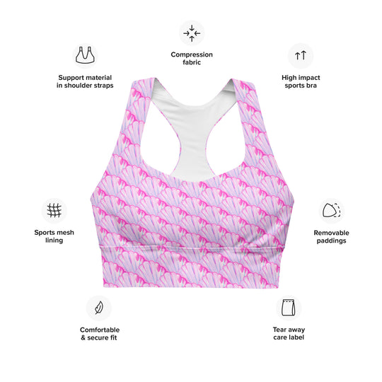 Big Shell Longline Sports Bra - AKŌYA