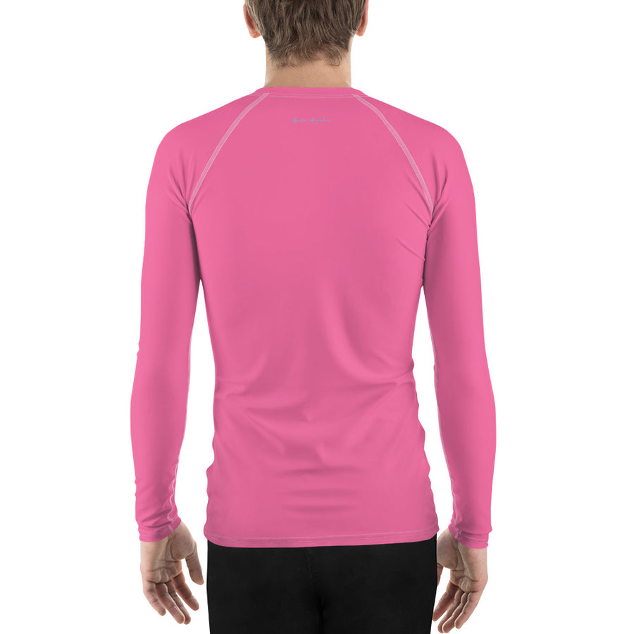 Men's Pink Rash Guard