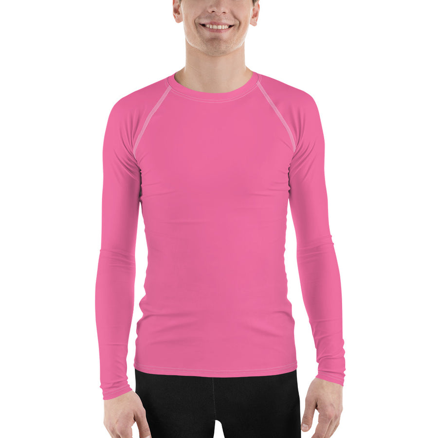 Men's Pink Rash Guard