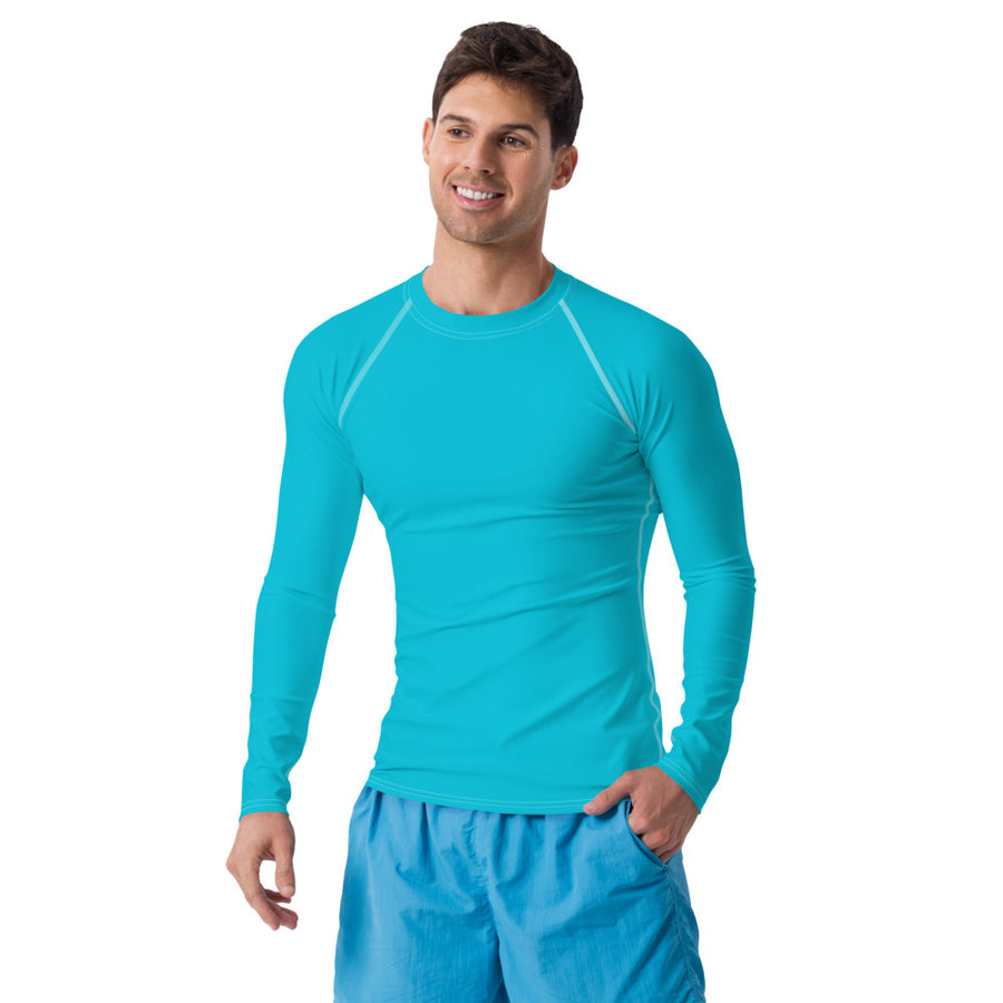 Men's Blue Rash Guard