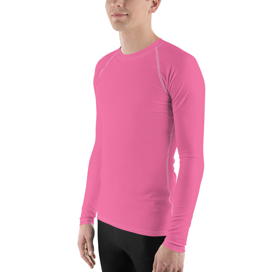 Men's Pink Rash Guard