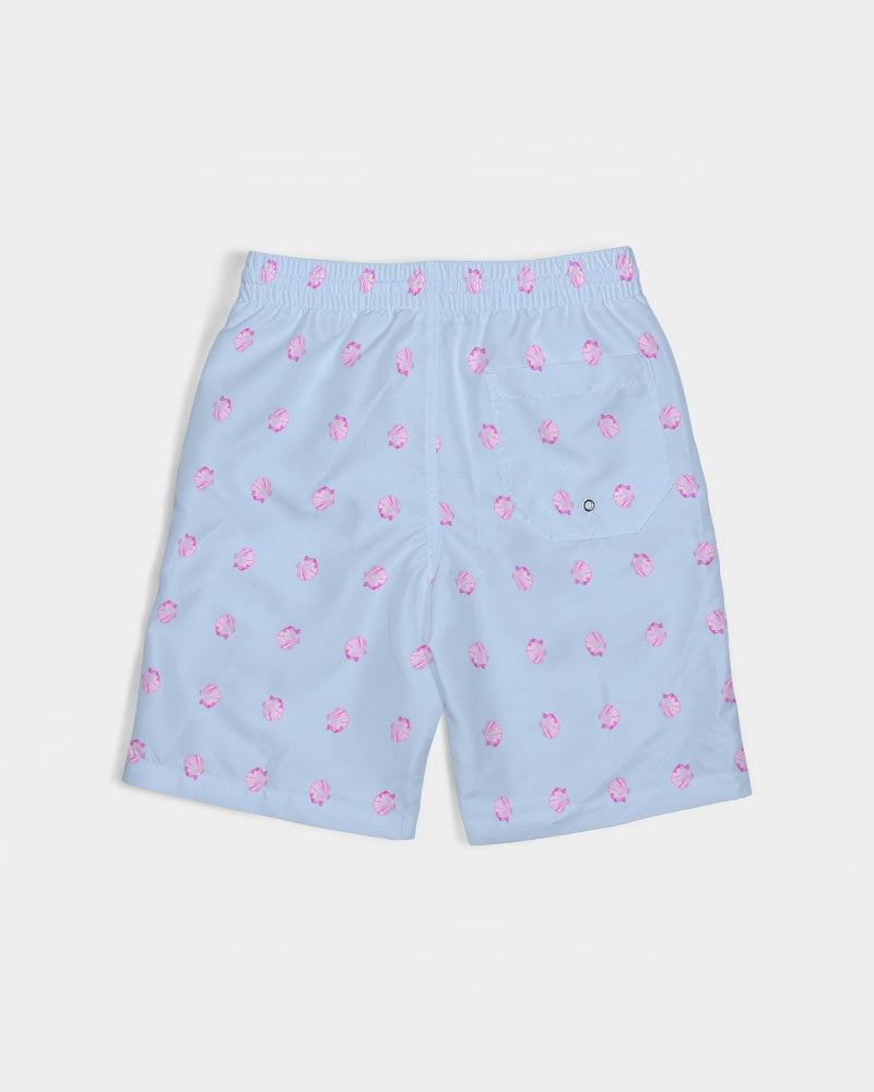 Boys Blue Shell Swim Trunks - AKŌYA