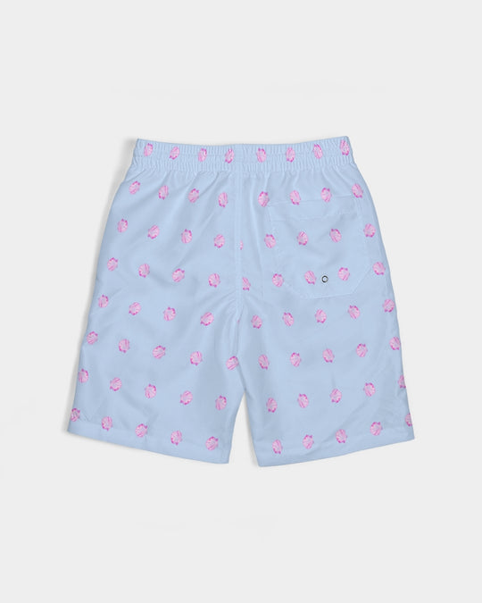 Boys Blue Shell Swim Trunks - AKŌYA