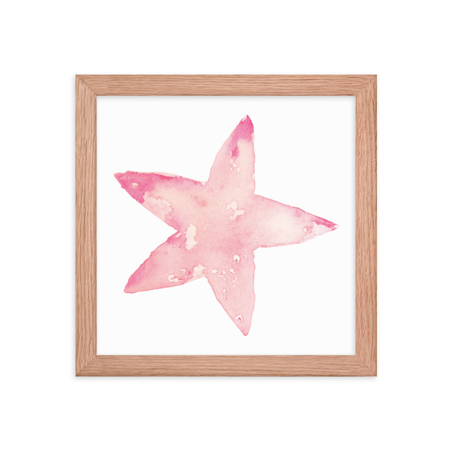 Framed Starfish poster