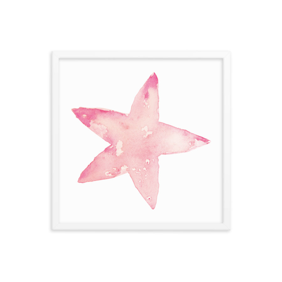 Framed Starfish poster