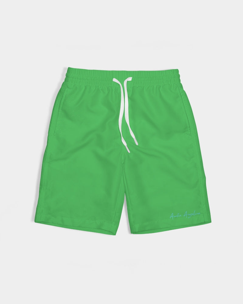 Boys Green Swim Trunk