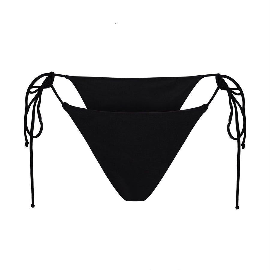 Amelia Triangle Bikini Bottom in Black